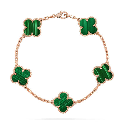 [LUCKY LOVE]CLOVER ROSE GOLD BRACELET COLLECTION,5 MOTIFS