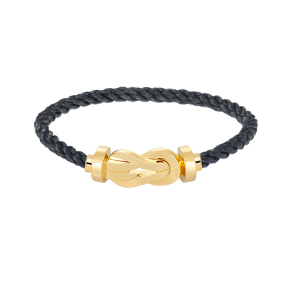 [LUCKY LOVE]CHANCE LARGE 8 FIGURE BUCKLE NO DIAMOND BRACELET GOLD
