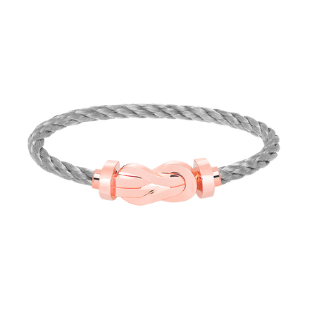 [LUCKY LOVE]CHANCE LARGE 8 FIGURE BUCKLE NO DIAMOND BRACELET ROSE GOLD