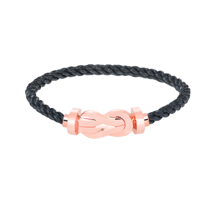 [LUCKY LOVE]CHANCE LARGE 8 FIGURE BUCKLE NO DIAMOND BRACELET ROSE GOLD