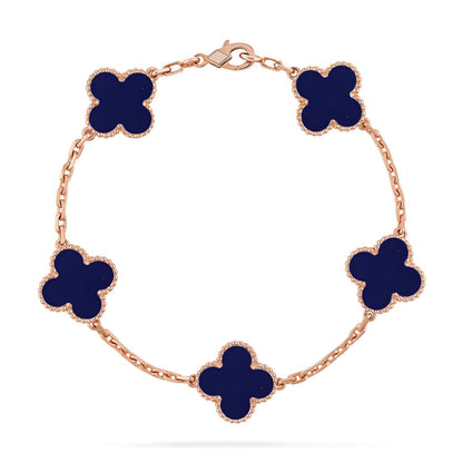 [LUCKY LOVE]CLOVER ROSE GOLD BRACELET COLLECTION,5 MOTIFS