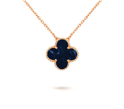 [LUCKY LOVE]CLOVER 15MM SINGLE FLOWER NECKLACE COLLECTION