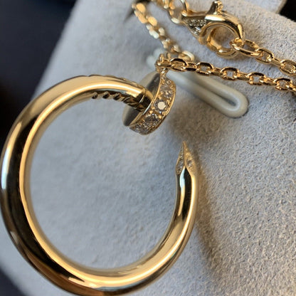 [LUCKY LOVE]JUSTE NECKLACE PINK GOLD