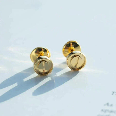 [LUCKY LOVE]LOVE EARRINGS GOLD 10MM