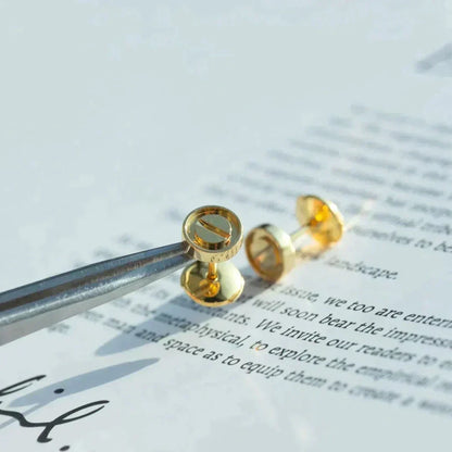 [LUCKY LOVE]LOVE EARRINGS GOLD 10MM