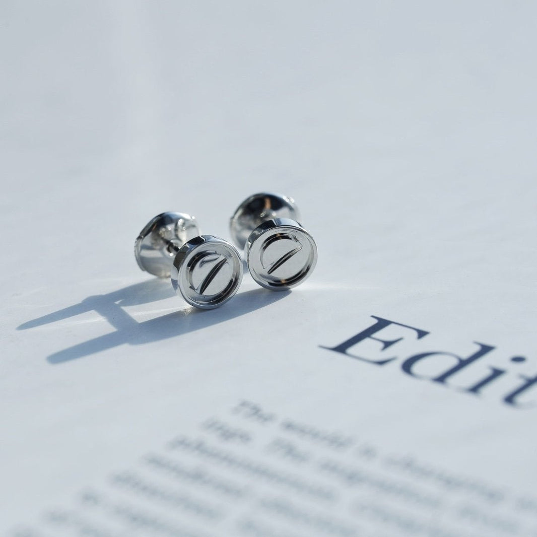 [LUCKY LOVE]LOVE EARRINGS SILVER 10MM