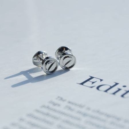 [LUCKY LOVE]LOVE EARRINGS SILVER 10MM