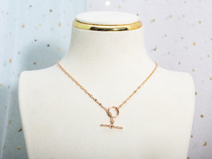 [LUCKY LOVE]ECHAPPEE NECKLACE PINK GOLD