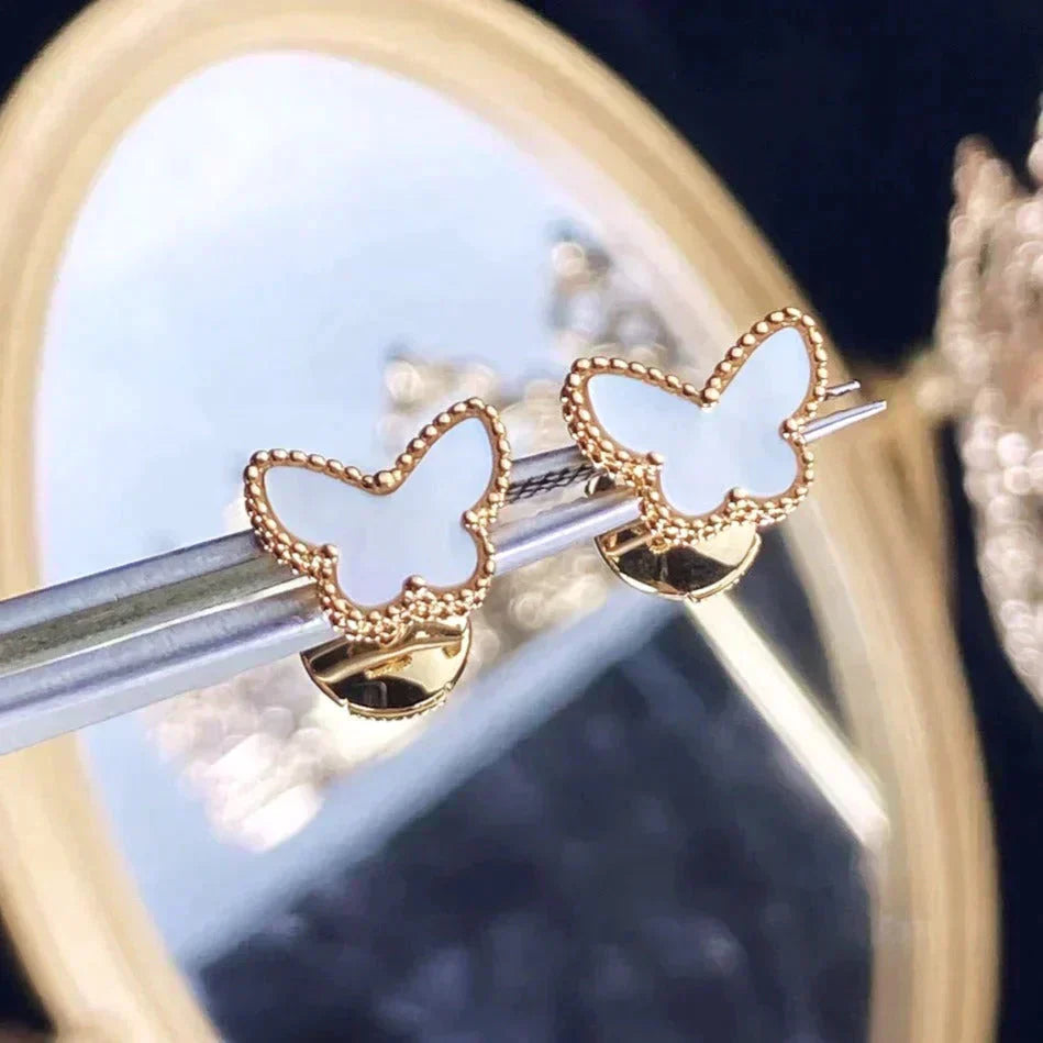 [LUCKY LOVE]SWEET BUTTERFLY MOP EARSTUDS