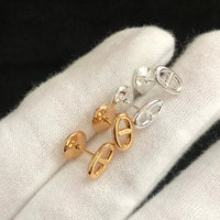 [LUCKY LOVE]CHAINE SMALL EARRINGS GOLD AND SILVER