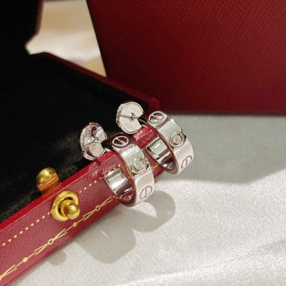 [LUCKY LOVE]LOVE EARRINGS 5.7MM 2 DIAMONDS