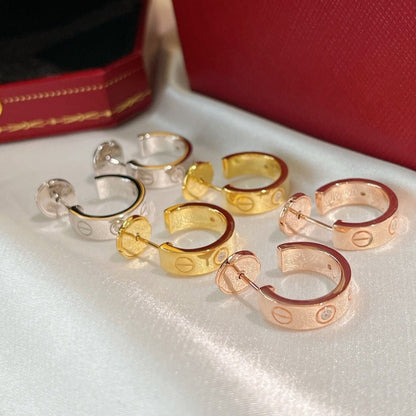 [LUCKY LOVE]LOVE EARRINGS 5.7MM 2 DIAMONDS