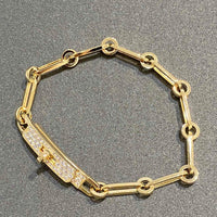 [LUCKY LOVE]CHAINE BRACELET SMALL MODEL DIAMOND