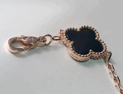 [LUCKY LOVE]CLOVER 5 MOTIFS MULTICOLOR BRACELET