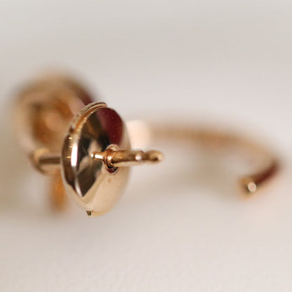 [LUCKY LOVE]JUSTE EARRINGS PINK GOLD