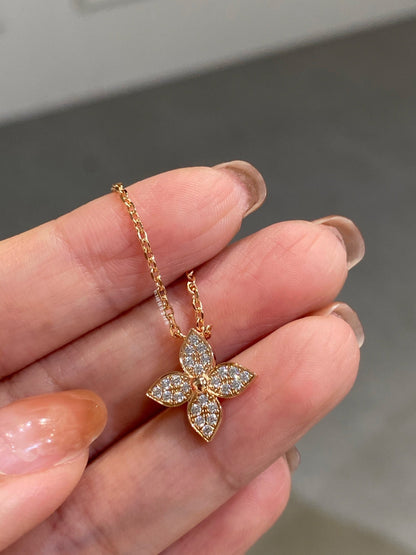 [LUCKY LOVE]STAR DIAMOND NECKALCE