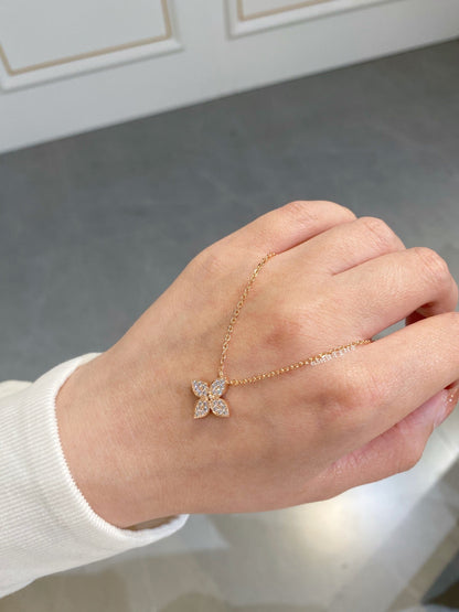 [LUCKY LOVE]STAR DIAMOND NECKALCE