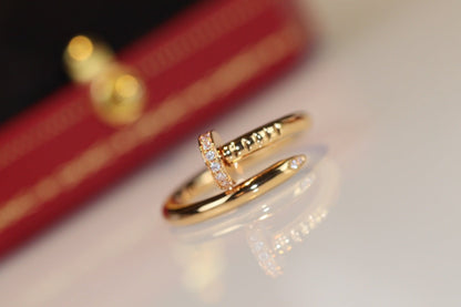 [LUCKY LOVE]JUSTE RING 2.65MM GOLD DIAMOND