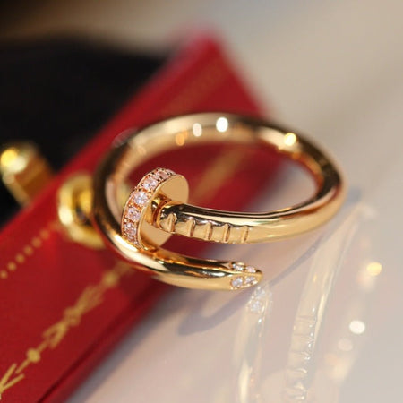 [LUCKY LOVE]JUSTE RING 2.65MM GOLD DIAMOND