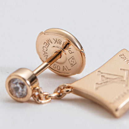 [LUCKY LOVE]STAR DIAMONDS EARRINGS GOLD