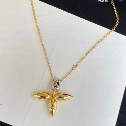 [LUCKY LOVE]LOUISETTE PEDANT GOLD NECKLACE