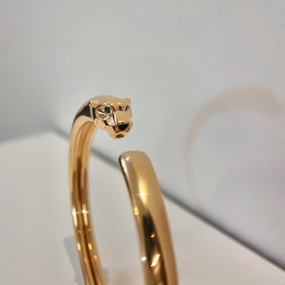 [LUCKY LOVE]PANTHERE GOLD OPEN BRACELET