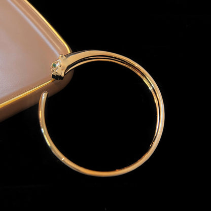 [LUCKY LOVE]PANTHERE GOLD OPEN BRACELET