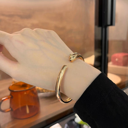 [LUCKY LOVE]PANTHERE GOLD OPEN BRACELET