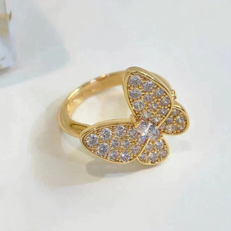 [LUCKY LOVE]BUTTERFLY DIAMOND RING