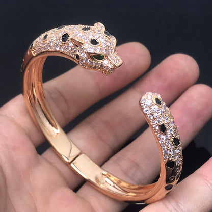[LUCKY LOVE]PANTHERE BIG BRACELET DIAMONDS