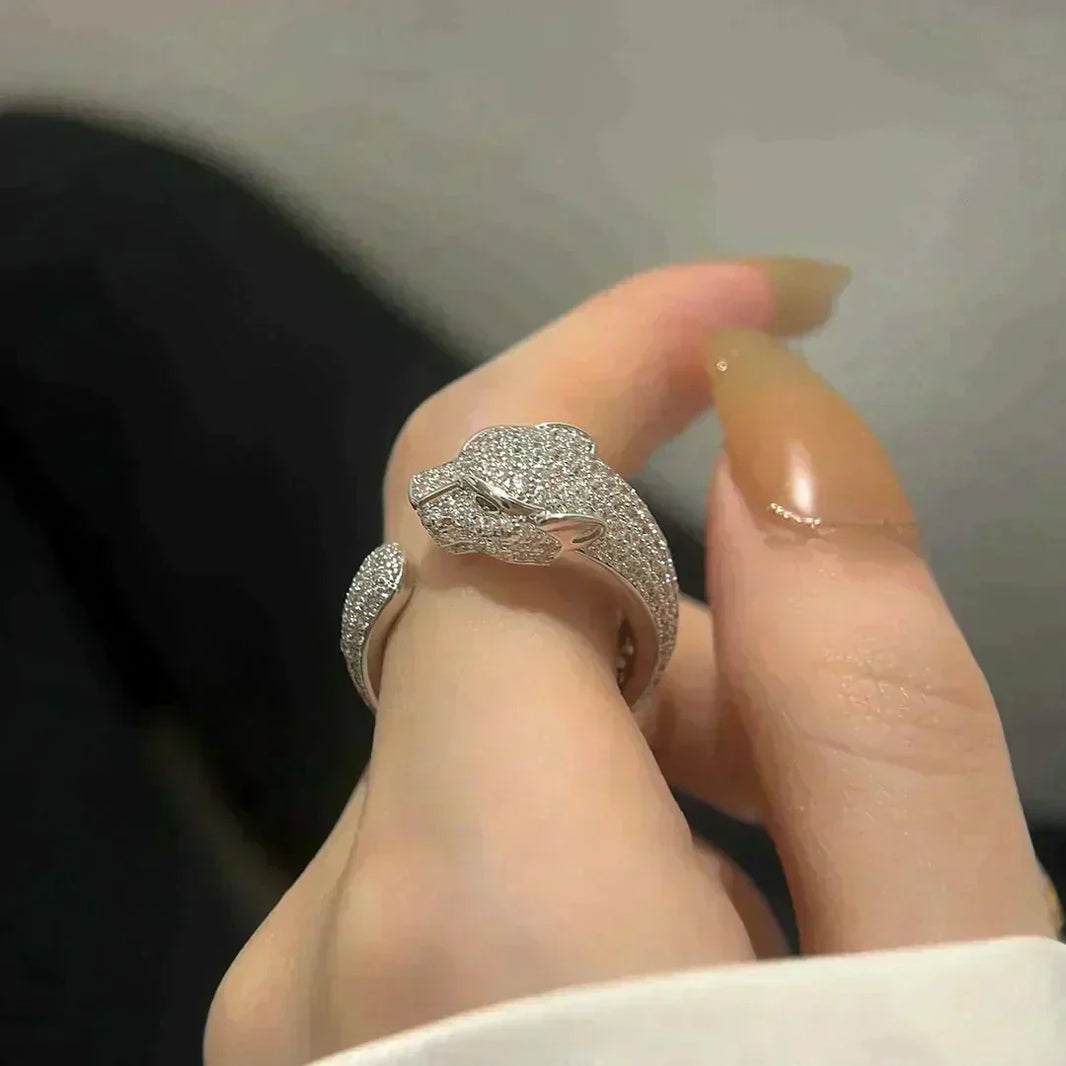 [LUCKY LOVE]PANTHERE 5.5MM ALL DIAMOND RING