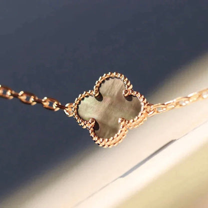 [LUCKY LOVE]CLOVER 20 MOTIFS LASER DIAMOND NECKLACE
