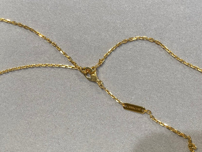 [LUCKY LOVE]CLOVER 25MM NECKLACE GOLD CARNELIAN