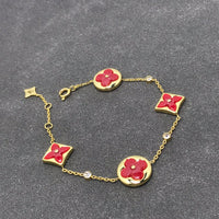 [LUCKY LOVE]STAR AND SUN CARNELIAN 4 MOTIFS 3 DIAMONDS