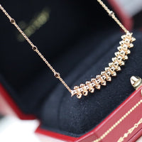 [LUCKY LOVE]CLASH PINK GOLD NECKLACE