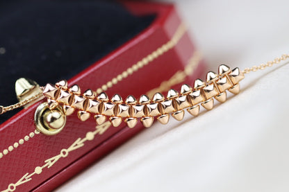 [LUCKY LOVE]CLASH PINK GOLD NECKLACE