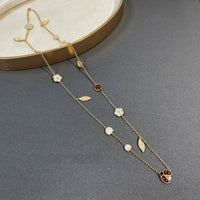 [LUCKY LOVE]LUCKY SPRING 15 MOTIFS GOLD NECKLACE