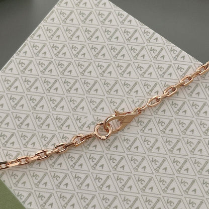 [LUCKY LOVE]LUCKY SPRING 15 MOTIFS ROSE GOLD NECKLACE
