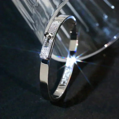 [LUCKY LOVE]KELLY SILVER DIAMOND BRACELET