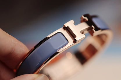 [LUCKY LOVE]H BRACELET 12MM BLUE GRAY