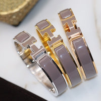 [LUCKY LOVE]H BRACELET 12MM BROWN