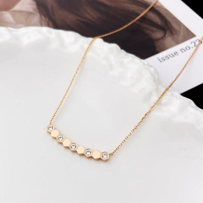 [LUCKY LOVE]BEE MY LOVE DIAMOND NECKLACE