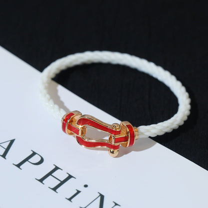 [LUCKY LOVE]FORCE 10 WHITE TEXTILE DIAMOND PAVED