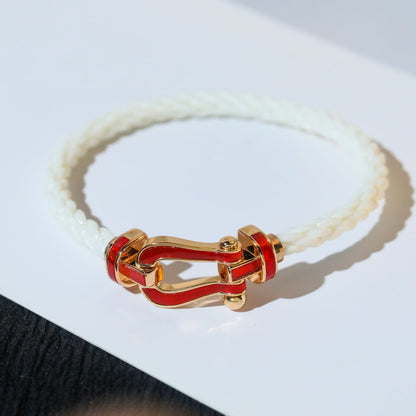 [LUCKY LOVE]FORCE 10 WHITE TEXTILE DIAMOND PAVED