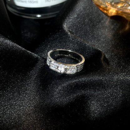 [LUCKY LOVE]KELLY SILVER DIAMOND RING