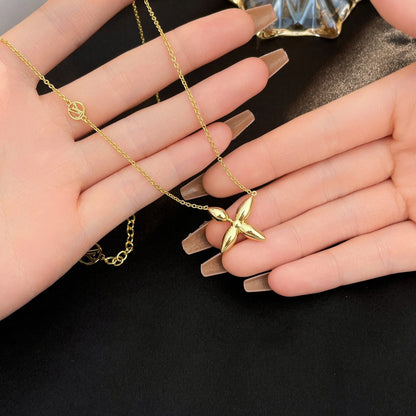 [LUCKY LOVE]LOUISETTE GOLD NECKLACE