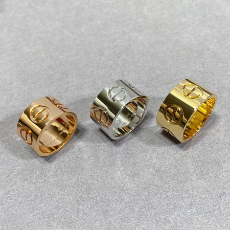 [LUCKY LOVE]LOVE 11MM LARGE RING