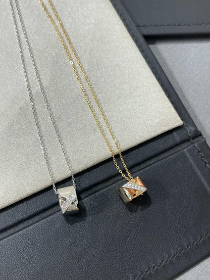 [LUCKY LOVE]LIENS EVIDENCE DIAMOND NECKLACE