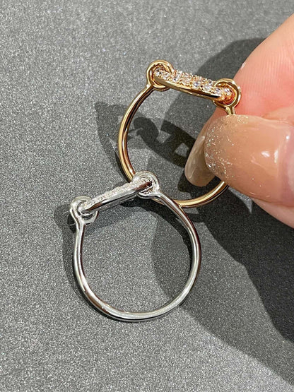 [LUCKY LOVE]RONDE SMALL DIAMOND RING