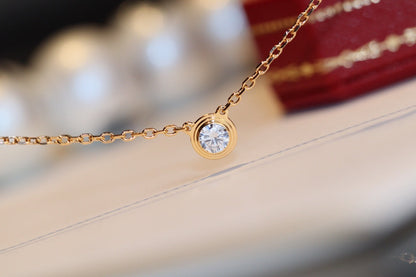 [LUCKY LOVE]DAMOUR DIAMOND NECKLACE